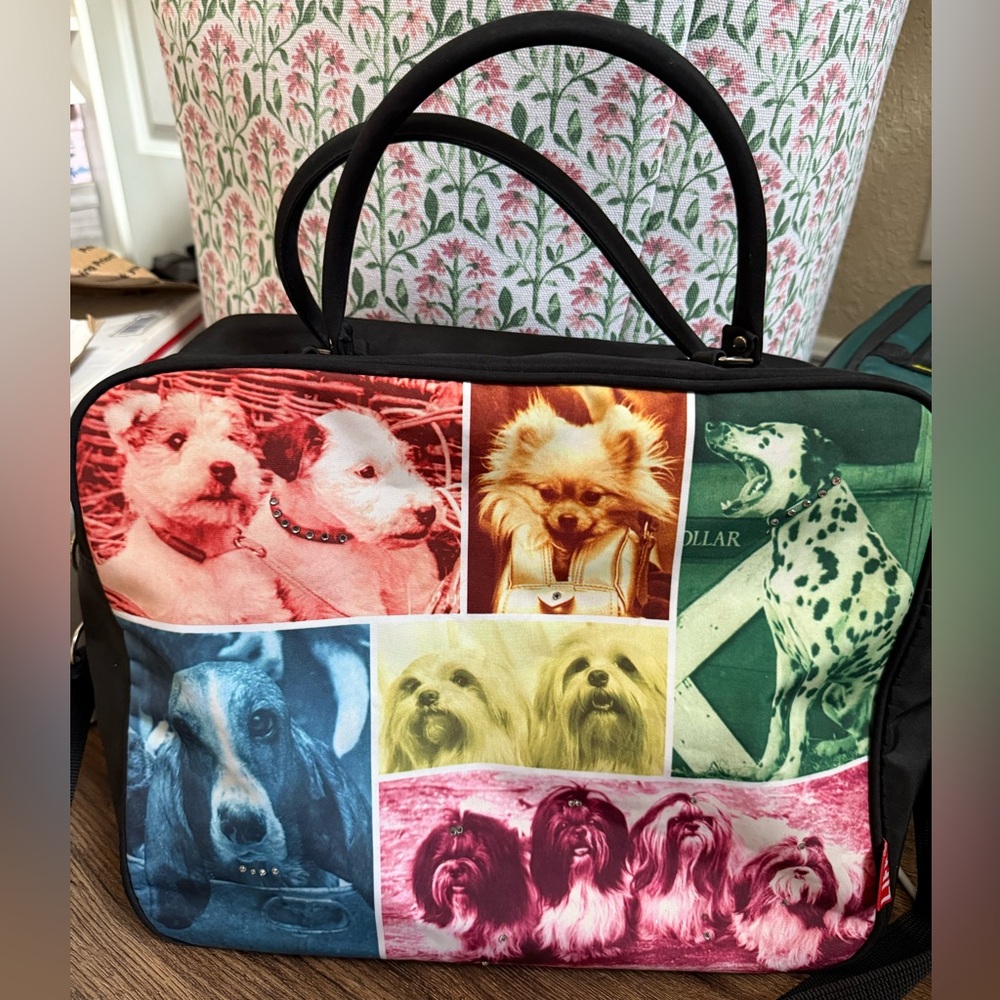 Vintage Dog Lover Lifetime Messenger/Bag